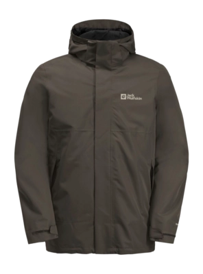 Jacket Jack Wolfskin Men Luntal 3 In 1 Cold Coffee