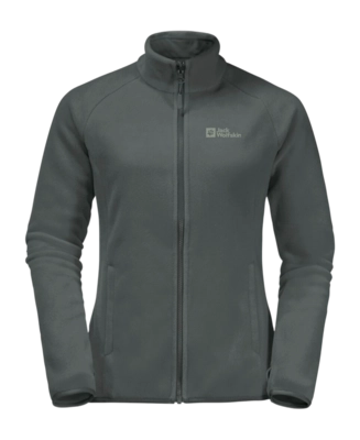 Gilet Jack Wolfskin Femme Moonrise Full Zip Slate Green