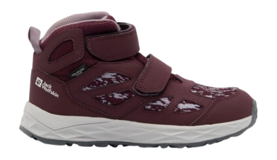Chaussures de Randonnée Jack Wolfskin Enfant Woodland 2 Texapore Mid Velcro Boysenberry