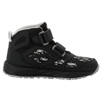 Wanderschuhe Jack Wolfskin Woodland 2 Texapore Mid Velcro Kinder Phantom