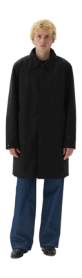 Jacket Welter Shelter Men Long Dong Polyrayon Wool Look Black