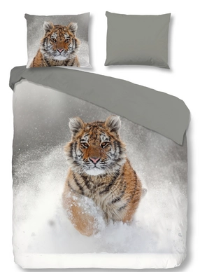 Dekbedovertrek Good Morning Snow Tiger Multi Katoen