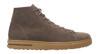 Sneaker Birkenstock Women Bend Mid Decon Nubuck Leather Concrete Gray Narrow