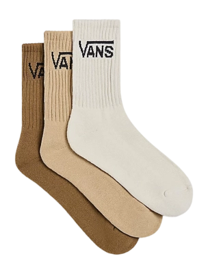 Socks Vans Women Classic Crew Turtle Dove (3-Pack)