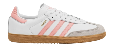 adidas Kids Samba OG Ftwr White / Semi Pink Spark / Gum 3