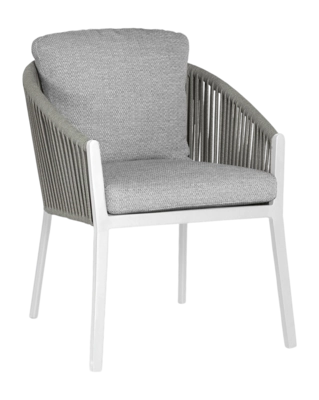 Table de Jardin Suns Avero Matt White / Light Anthracite (Lot de 2)