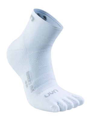 Running Sock UYN Men's Runner's Five Low Cut Socks White