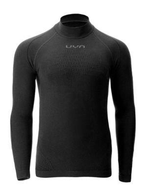 Maillot de Corps UYN Homme Evolutyon Biotech Uw Shirt Long Sleeve Turtle Neck Black