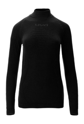 Undershirt UYN Women Evolutyon Biotech Uw Shirt Long Sleeve Turtle Neck Black