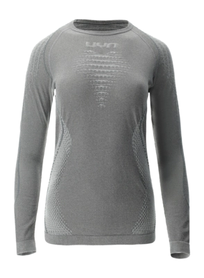 Undershirt UYN Women Evolutyon Biotech Melange Uw Shirt Long Sleeve Grey Melange/Grey