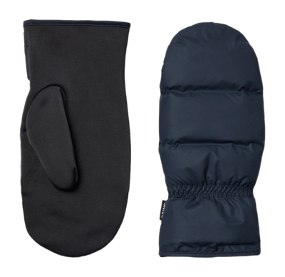 Want RAINS Unisex Lohja Puffer Mittens Navy