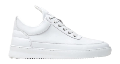 Sneaker Filling Pieces Low Top Ripple Nappa Herren White