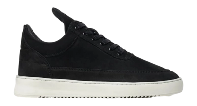 Filling Pieces Men Low Top Ripple Nubuck Black