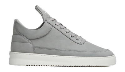 Filling Pieces Men Low Top Ripple Nubuck Cement Grey