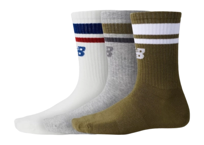 Socks New Balance Unisex Essentials Line Midcalf Assorted Colors 1 (3 Pack)