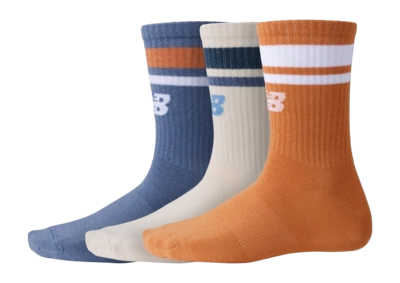 Socks New Balance Unisex Essentials Line Midcalf Assorted Colors 2 (3 Pack)