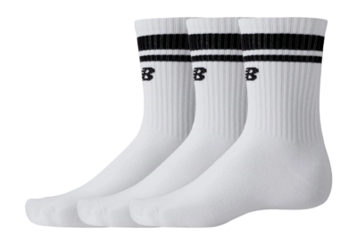 Socks New Balance Unisex Essentials Line Midcalf White Black (3 Pack)