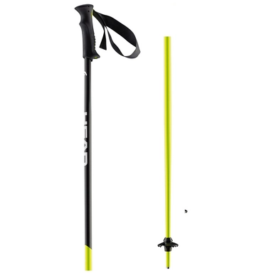 Ski Poles HEAD Airfoil Black Neon Yellow