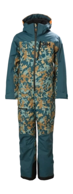 Ski Suit Helly Hansen Junior Fly High 2.0 Dark Creek Splash Camo Aop