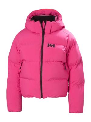 Ski Jacket Helly Hansen Junior Nora Short Puffy Jacket Dragon Fruit