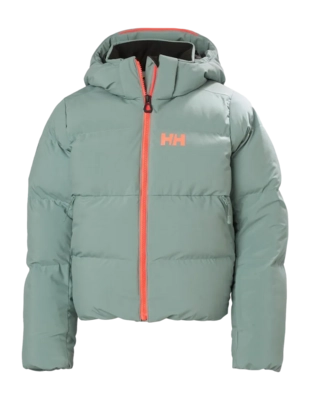 Ski Jacket Helly Hansen Junior Nora Short Puffy Jacket Cactus