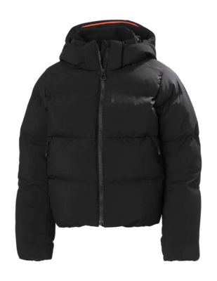 Ski Jacket Helly Hansen Junior Nora Short Puffy Jacket Black