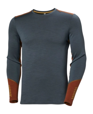 Undershirt Helly Hansen Men Lifa Merino Midweight Crew Alpine Frost