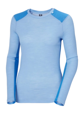 Undershirt Helly Hansen Women Lifa Merino Midweight Crew Bright Blue
