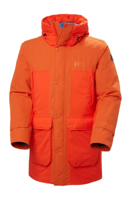 Jas Helly Hansen Men Escape Down Flow Parka Patrol Orange