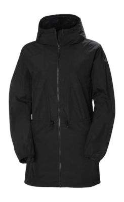 Raincoat Helly Hansen Women Essence Mid-Length Black