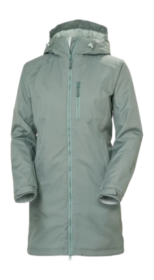 Jacket Helly Hansen Women Long Belfast Winter Jacket Grey Cactus