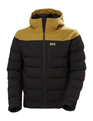 Ski Jacket Helly Hansen Men Bossanova Puffy Jacket Lynx Heather Black