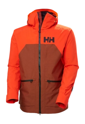 Ski Jacket Helly Hansen Men Straightline Lifaloft 2.0 Jacket Iron Oxide