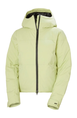 Ski Jacket Helly Hansen Women Nora Short Puffy Jacket Iced Matcha