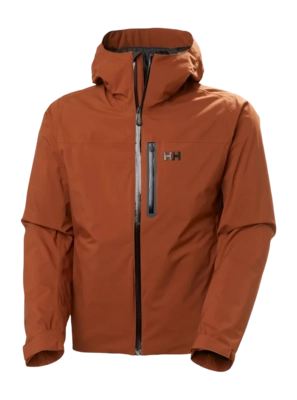 Ski Jacket Helly Hansen Men Swift 3 In 1 Jacket Iron Oxide