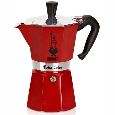 Cafetière Italienne Bialetti Moka Express Red 3-cups