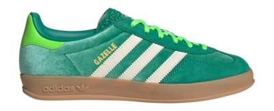 adidas Women Gazelle Indoor Semi Court Green / Cream White / Solar Green