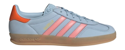 adidas Women Gazelle Indoor Wonder Blue / Solar Orange / Gum 3