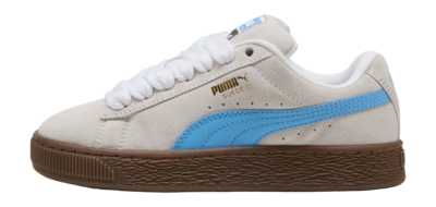 PUMA Youth Suede XL Puma White Team Light Blue