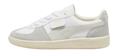 PUMA Youth Palermo Lth PUMA White Cool Light Gray Sugared Almond