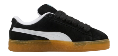 PUMA Unisex Suede XL Dark Risk Puma Black Puma White