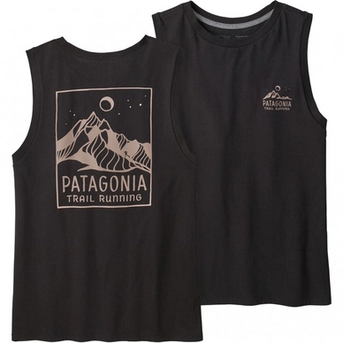 T-shirt Patagonia Femme Ridgeline Runner Organic Muscle Tee Black