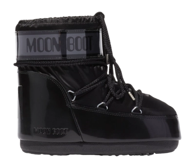 Bottes de Neige Moon Boot Femme Icon Low Glance Black