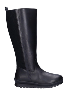 Calf Boots JJ Footwear Women Alfreton Black Calf Size XL