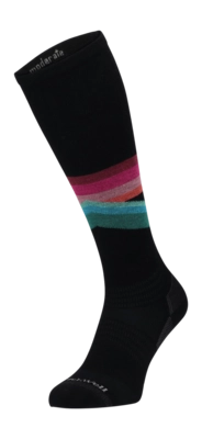 Skisok Sockwell Women Rainbow Racer UL Black