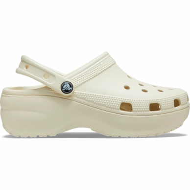 Sandaal Crocs Women Classic Platform Clog Bone