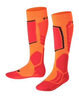 Ski Socks Falke Kids SK2 Intermediate Flash Orange