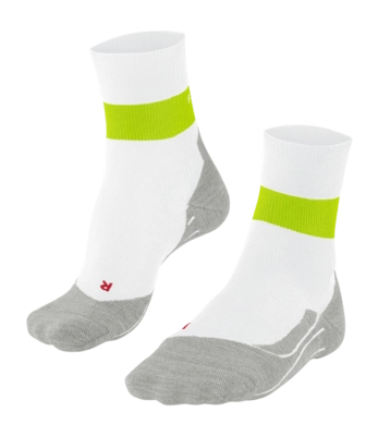 Running Socks Falke Men RU Compression Stabilizing White