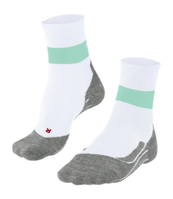Hardloopsokken Falke Women RU Compression Stabilizing White