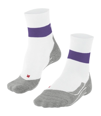 Chaussettes de cCurse Falke Femme RU Compression Stabilizing White Melange